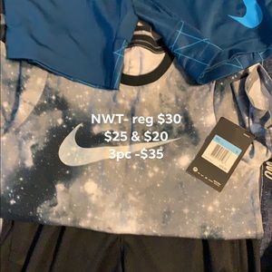 Nike shorts & top
